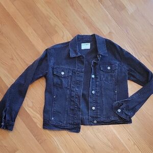 Old Navy Black Denim Jean Jacket